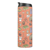 FRIENDS™ Colorful Icons Pattern Thermosbeker (Geroteerd rechts)