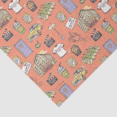 FRIENDS™ Colorful Icons Pattern Tissuepapier (Detail)