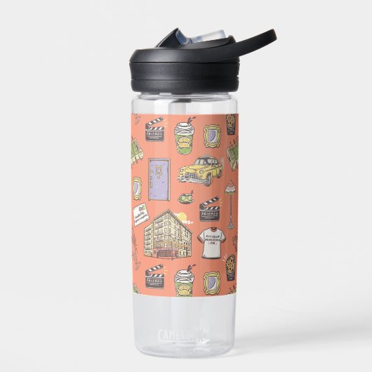 FRIENDS™ Colorful Icons Pattern Waterfles (Links)