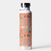 FRIENDS™ Colorful Icons Pattern Waterfles (Rechts)