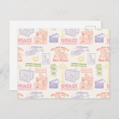 FRIENDS™ Colorful Quotten Pattern Briefkaart (Voorkant / Achterkant)