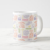FRIENDS™ Colorful Quotten Pattern Grote Koffiekop (Voorkant rechts)