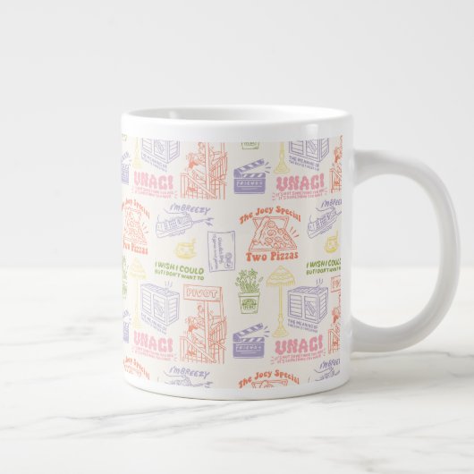 FRIENDS™ Colorful Quotten Pattern Grote Koffiekop (Rechts)