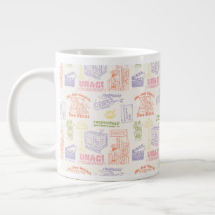 FRIENDS™ Colorful Quotten Pattern Grote Koffiekop