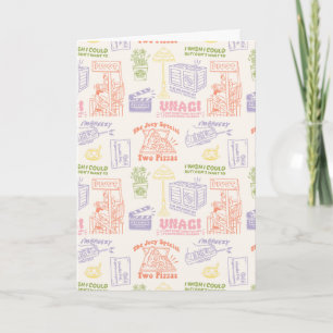 FRIENDS™ Colorful Quotten Pattern Kaart