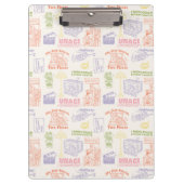FRIENDS™ Colorful Quotten Pattern Klembord (Voorkant)