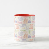 FRIENDS™ Colorful Quotten Pattern Mok (Midden)