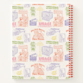 FRIENDS™ Colorful Quotten Pattern Notitieboek (Achterkant)