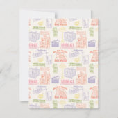 FRIENDS™ Colorful Quotten Pattern Notitiekaartje (Voorkant)