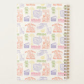 FRIENDS™ Colorful Quotten Pattern Planner (Achterkant)