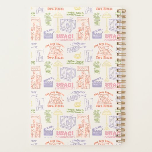 FRIENDS™ Colorful Quotten Pattern Planner (Achterkant)