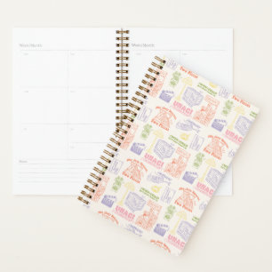 FRIENDS™ Colorful Quotten Pattern Planner