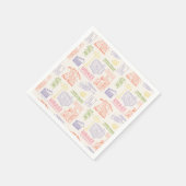 FRIENDS™ Colorful Quotten Pattern Servet (Hoek)