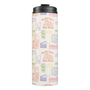 FRIENDS™ Colorful Quotten Pattern Thermosbeker