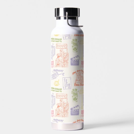 FRIENDS™ Colorful Quotten Pattern Waterfles (Links)