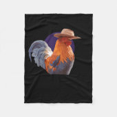 Friends Come And Go Scrappy Stays Funny Chicken Me Fleece Deken (Voorkant)