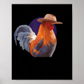 Friends Come And Go Scrappy Stays Funny Chicken Me Poster (Voorkant)