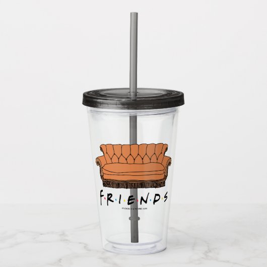 FRIENDS™ Couch Acryl Drinkbeker (Voorkant)