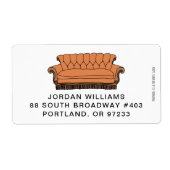 FRIENDS™ Couch Etiket (Voorkant)