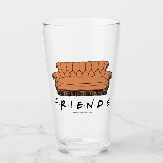 FRIENDS™ Couch Glas (Voorkant)