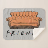 FRIENDS™ Couch Sherpa Deken (Voorkant (horizontaal))