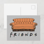FRIENDS™ Couch Uitnodiging Briefkaart (Voorkant / Achterkant)