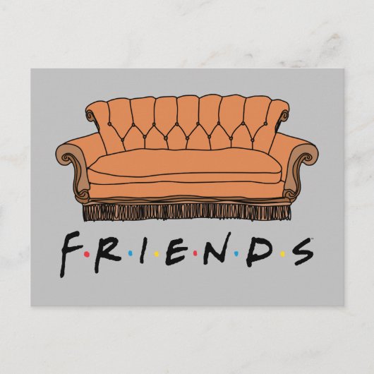 FRIENDS™ Couch Uitnodiging Briefkaart (Voorkant)