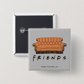 FRIENDS™ Couch Vierkante Button 5,1 Cm (Voorkant /achterkant)