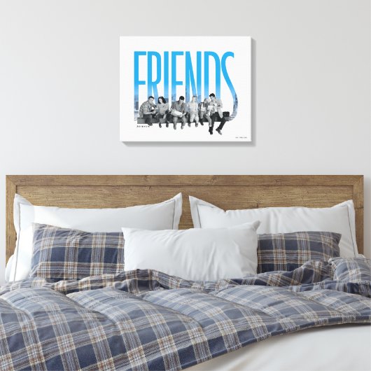 FRIENDS™ | De bende Canvas Afdruk (Insitu (Slaapkamer))