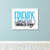 FRIENDS™ | De bende Canvas Afdruk (Insitu (Houten vloer))