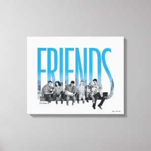 FRIENDS™   De bende Canvas Afdruk