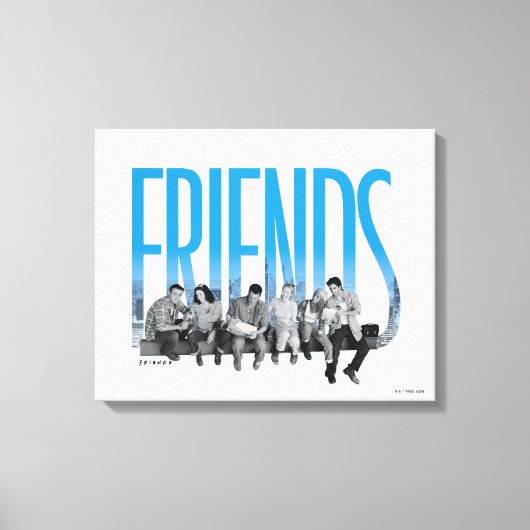 FRIENDS™ | De bende Canvas Afdruk (Voorkant)