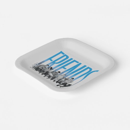 FRIENDS™ | De bende Papieren Bordje (Gebogen)