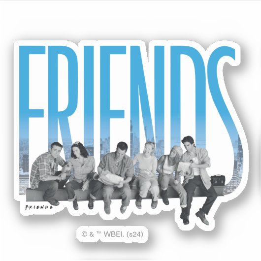 FRIENDS™ | De bende Sticker (Voorkant)