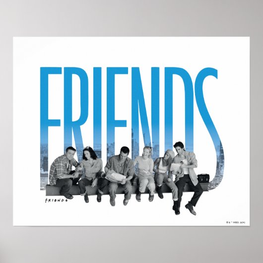 FRIENDS™ | De club Poster (Voorkant)