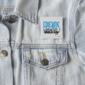 FRIENDS™ | De club Vierkante Button 5,1 Cm (In situ)