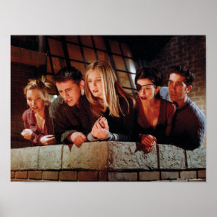 FRIENDS™   De gang op de Balcony Poster