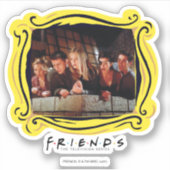 FRIENDS™ | De groep op het balkon Sticker (Voorkant)