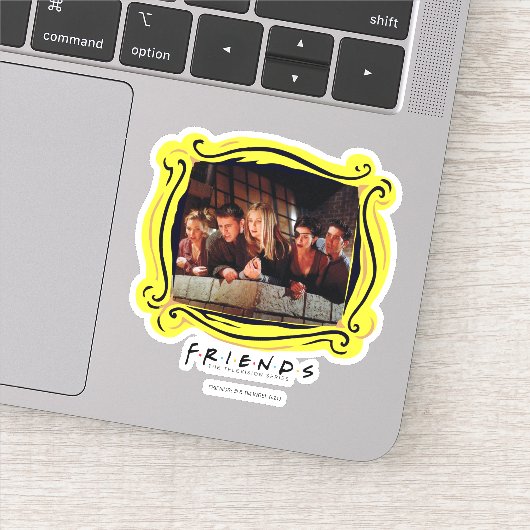 FRIENDS™ | De groep op het balkon Sticker (Detail)