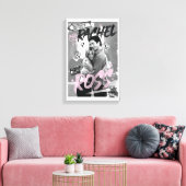FRIENDS™ | de heer Rachel & mevrouw Ross Canvas Afdruk (Insitu (Woonkamer))