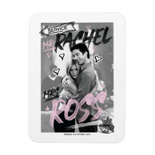 FRIENDS™ de heer Rachel & mevrouw Ross Magneet