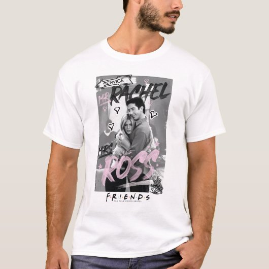 FRIENDS™ | de heer Rachel & mevrouw Ross T-shirt (Voorkant)