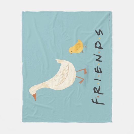 FRIENDS™ | De kuiken en de eenden Fleece Deken (Voorkant)