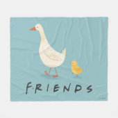 FRIENDS™ | De kuiken en de eenden Fleece Deken (Voorkant (Horizontaal))