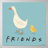 FRIENDS™ | De kuiken en de eenden Poster (Voorkant)