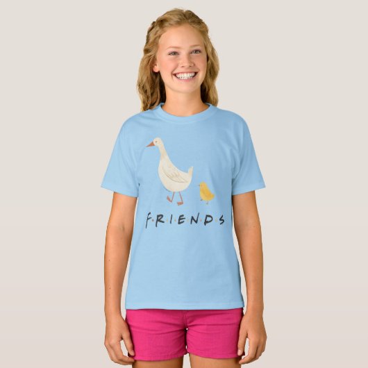 FRIENDS™ | De kuiken en de eenden T-shirt (Voorkant volledig)