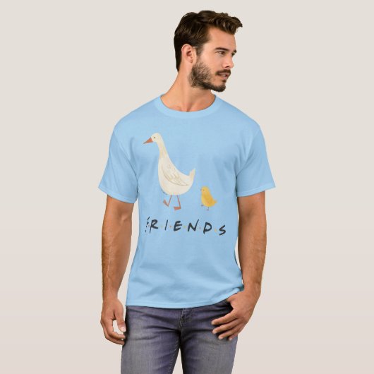 FRIENDS™ | De kuiken en de eenden T-shirt (Voorkant volledig)