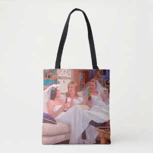 FRIENDS™ De meisjes in huwelijksjurken Tote Bag
