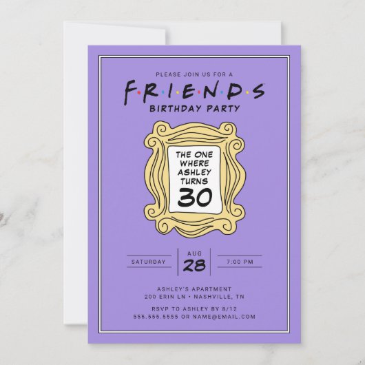 FRIENDS™ | De met de 30e verjaardag Kaart (Voorkant)