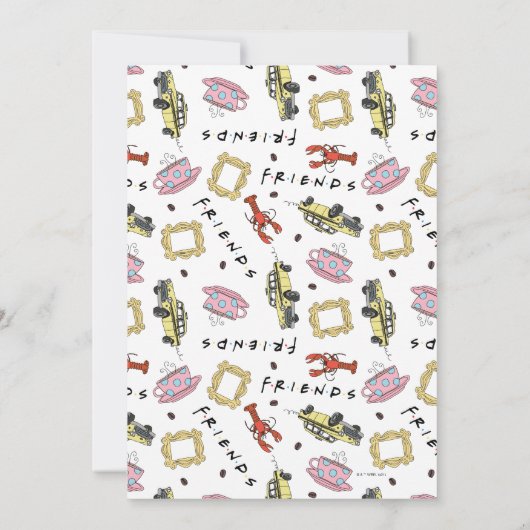 FRIENDS™ de met het Vrijgezellenfeest van het kart Kaart (Achterkant)